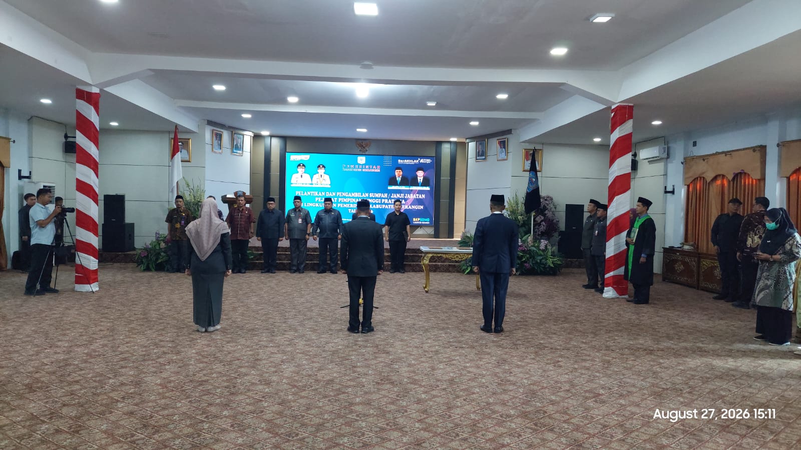 PELANTIKAN DAN PENGAMBILAN SUMPAH/JANJI JABATAN PEJABATAN PIMPINAN TINGGI PRATAMA