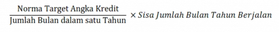 Rumus Target Angka Kredit